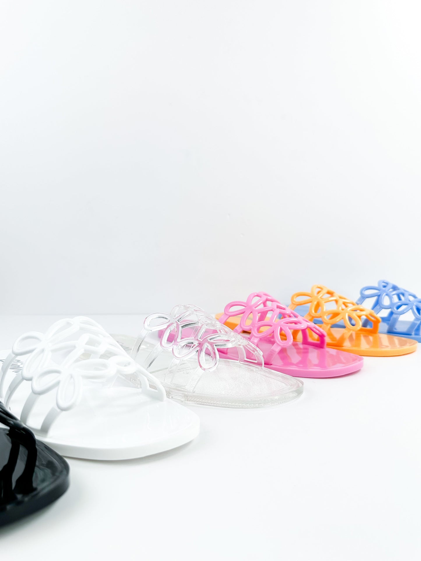 In Love Lately Jelly Sandals - Multiple Colors