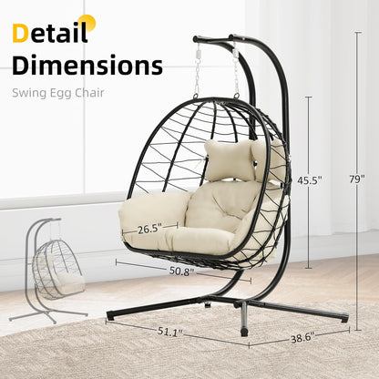 💕 Outdoor Hanging Loveseat – Space-Saving & Stylish