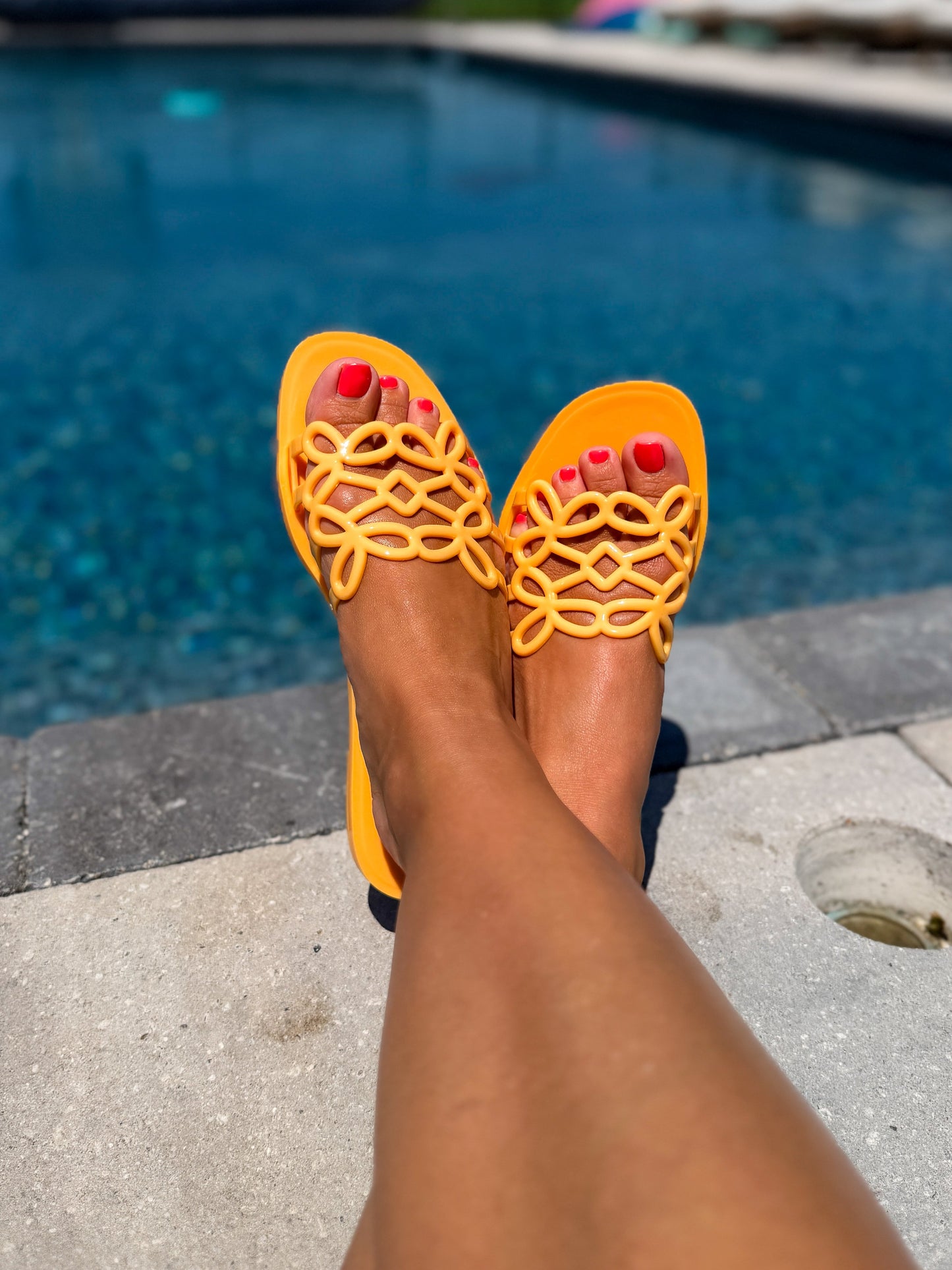 In Love Lately Jelly Sandals - Multiple Colors